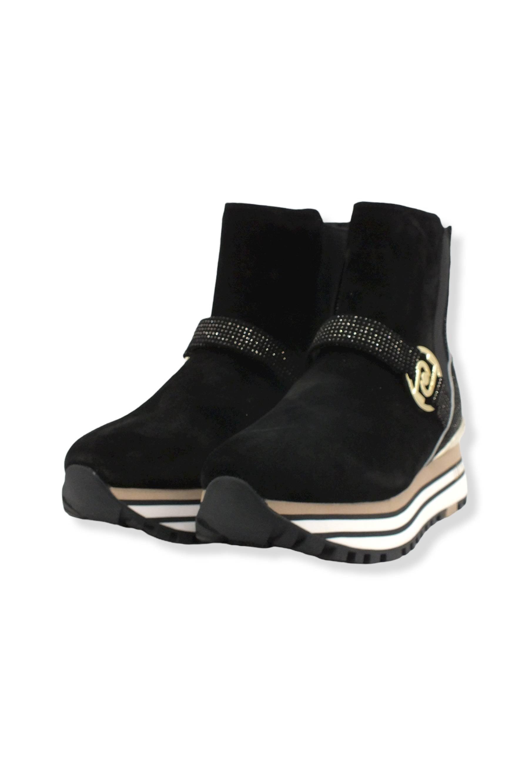 LIU JO Maxi Wonder 49 Sock Sneaker Donna Black BF2111PX257 - Sandrini Calzature e Abbigliamento