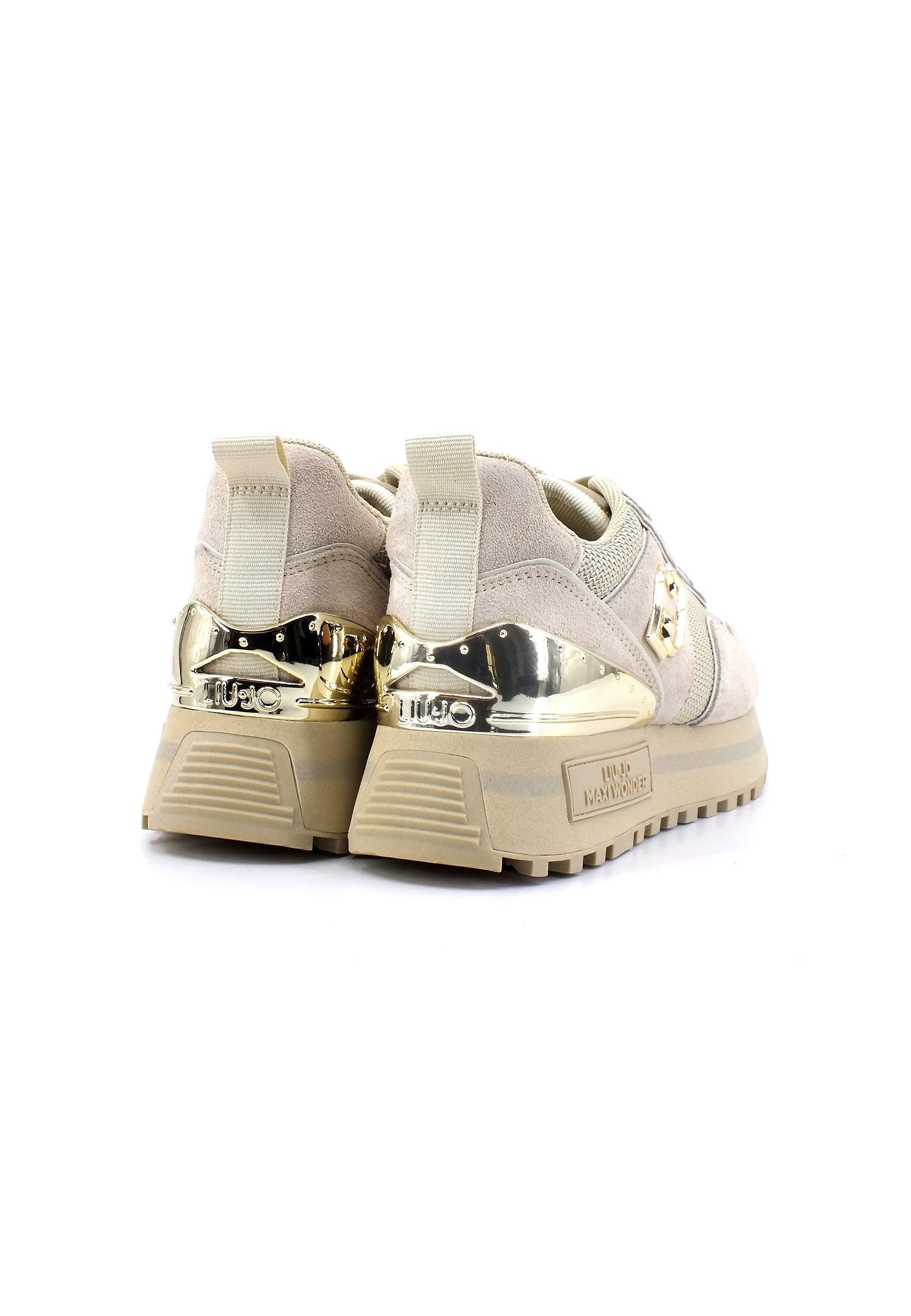 LIU JO Maxi Wonder 52 Sneaker Donna Egg Shell Beige BF3011PX027 - Sandrini Calzature e Abbigliamento