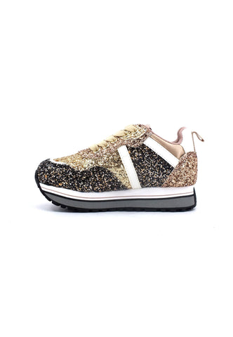 LIU JO Maxi Wonder 604 Sneaker Bimba Gold 4F3301TX007 - Sandrini Calzature e Abbigliamento