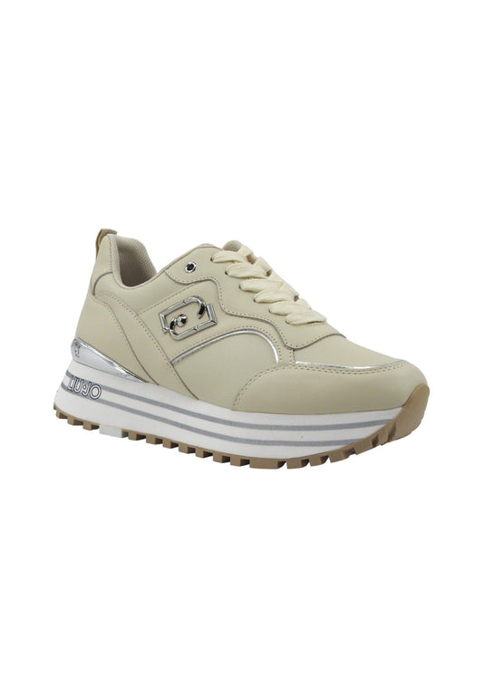 LIU JO Maxi Wonder 73 Sneaker Donna Ivory Beige BA4059P0102 - Sandrini Calzature e Abbigliamento