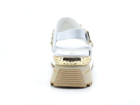 LIU JO Maxi Wonder Sandal 8 Sandalo Glitter White BA2149P0102 - Sandrini Calzature e Abbigliamento