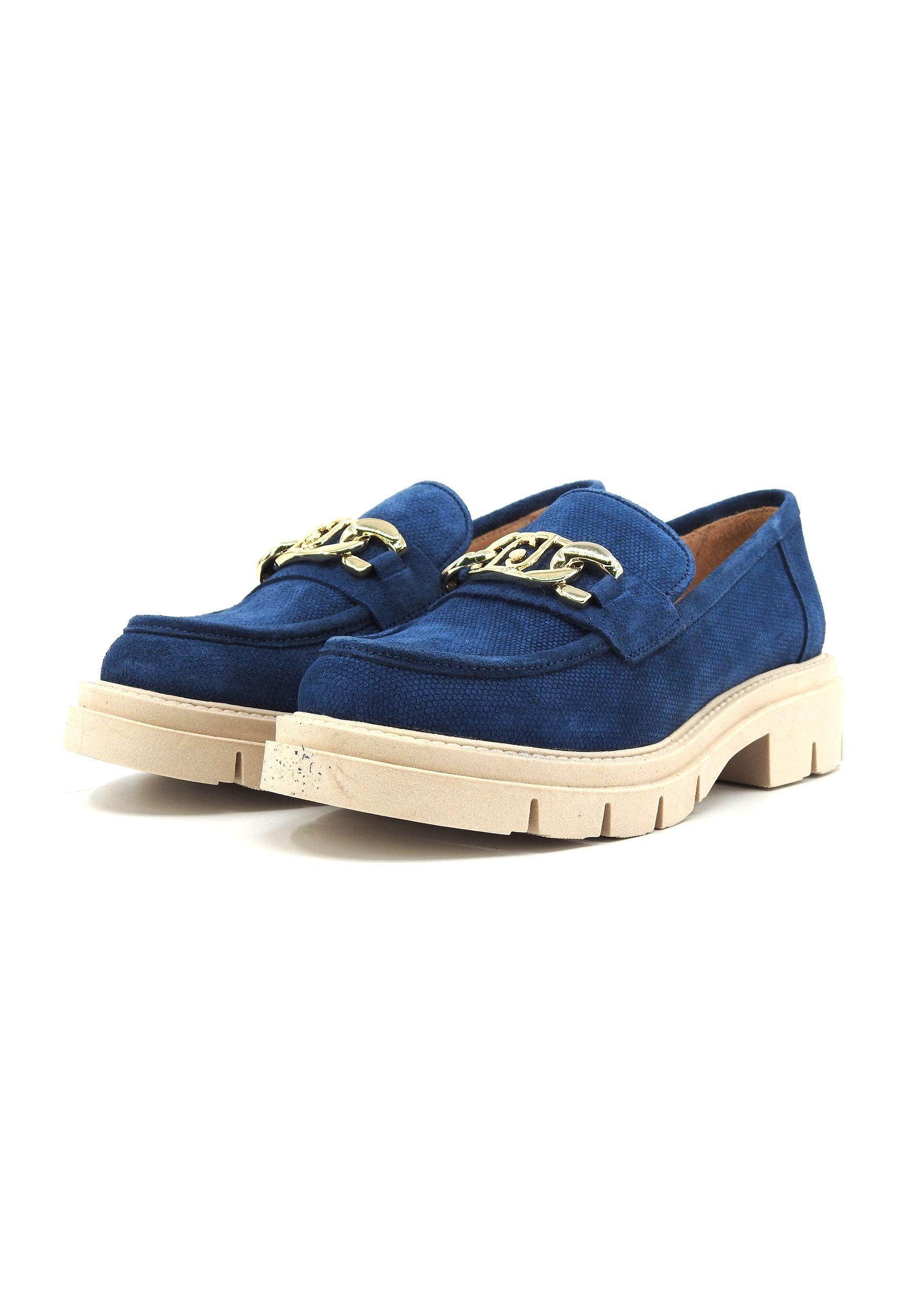 LIU JO Miranda 718 Mocassino Donna Blu 4A4715PX002 - Sandrini Calzature e Abbigliamento