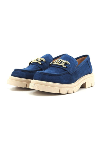 LIU JO Miranda 718 Mocassino Donna Blu 4A4715PX002 - Sandrini Calzature e Abbigliamento