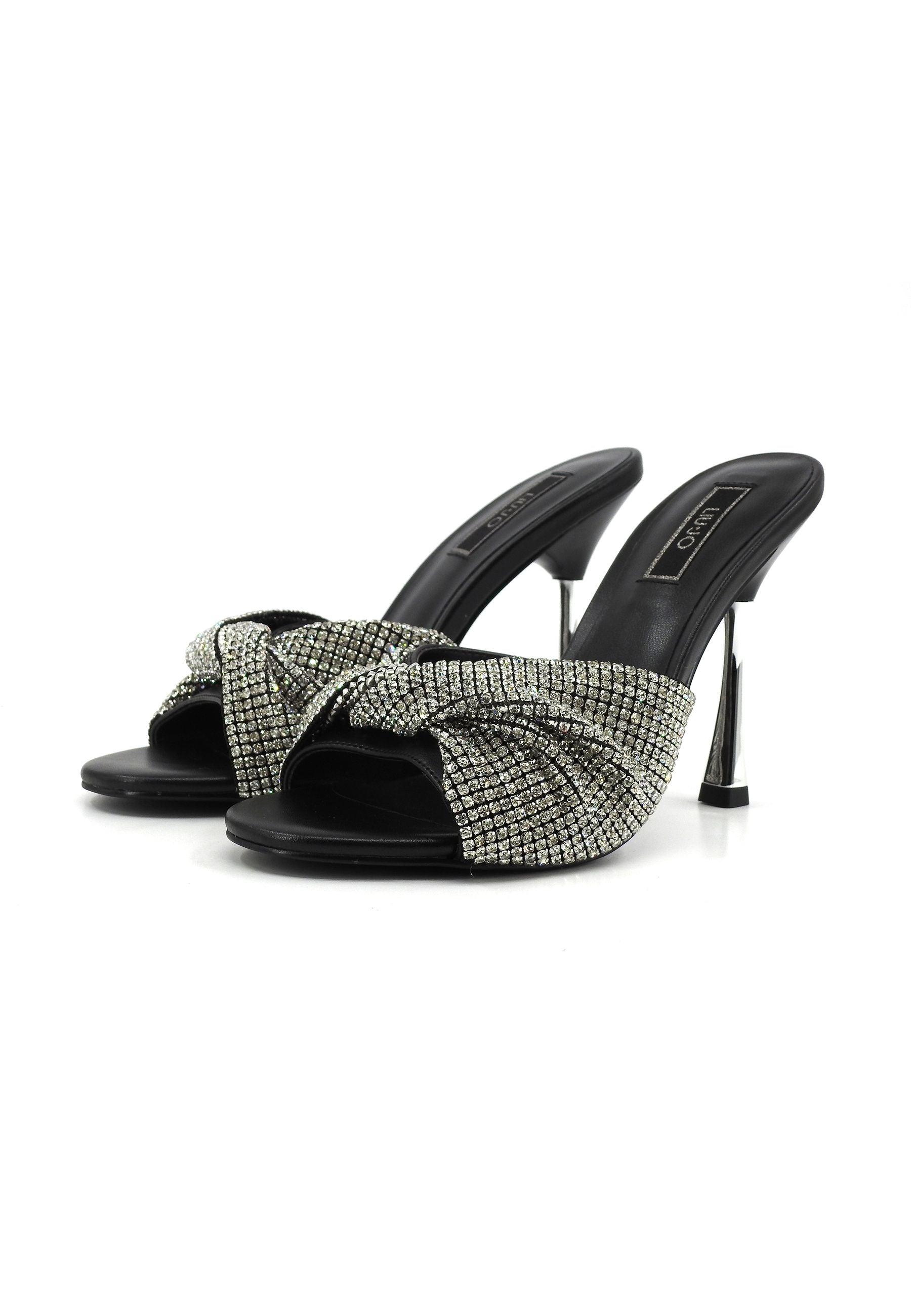 LIU JO Miriam 11 Sandalo Donna Black Strass SA4185TX421 - Sandrini Calzature e Abbigliamento