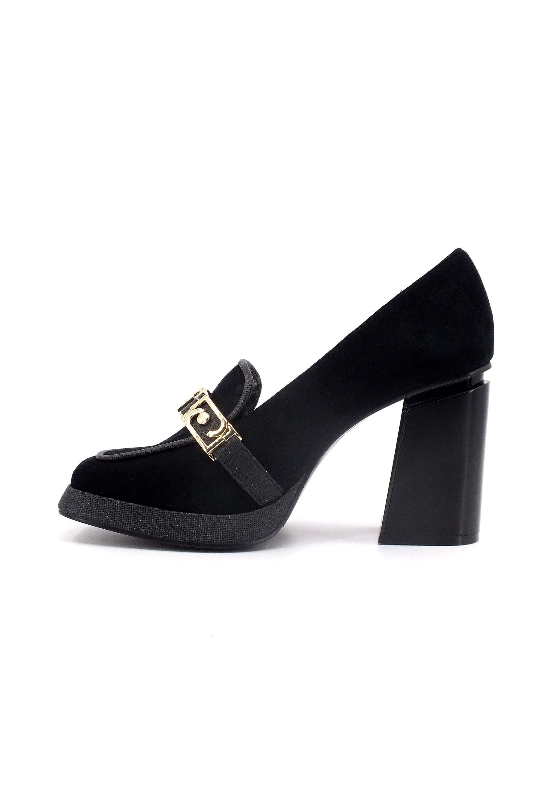 LIU JO Nana 01 Mocassino Tacco Donna Black SF3155P0021 - Sandrini Calzature e Abbigliamento