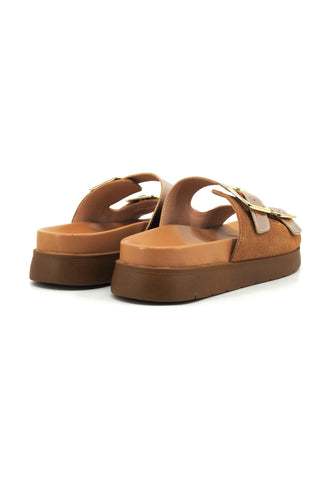 LIU JO Penny 756 Ciabatta Donna Skin Cognac 4A4729EX258 - Sandrini Calzature e Abbigliamento