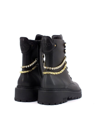 LIU JO Rumi 11 Stivaletto Anfibio Donna Black SF3225P0102 - Sandrini Calzature e Abbigliamento