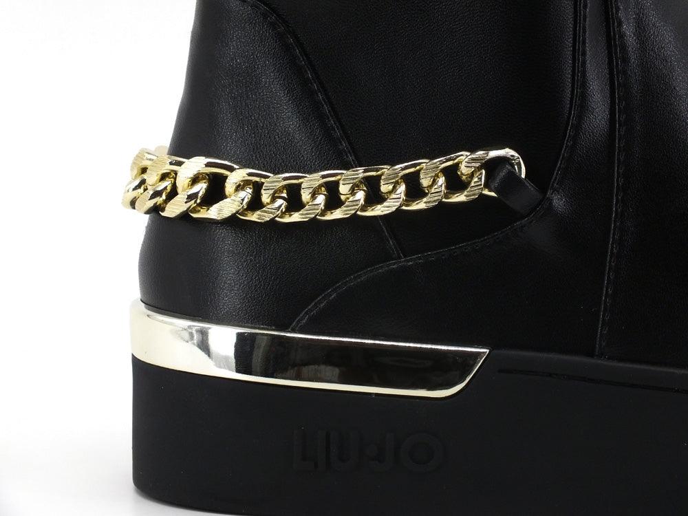 LIU JO Silvia 45 Stivale Pelle Retro Catena - Sandrini Calzature e Abbigliamento