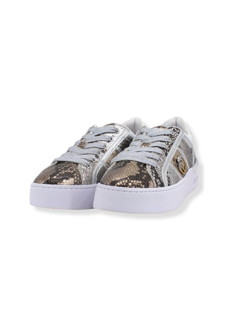 LIU JO Silvia 53 Sneaker Donna Animalier Silver Gold BF2047EX136 - Sandrini Calzature e Abbigliamento