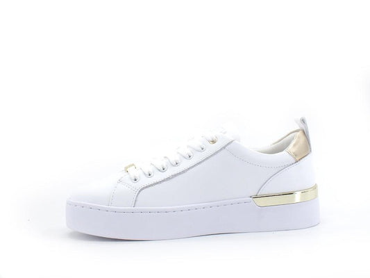 LIU JO Silvia 62 Sneaker Calf Retro Gold White BA2019P0102 - Sandrini Calzature e Abbigliamento