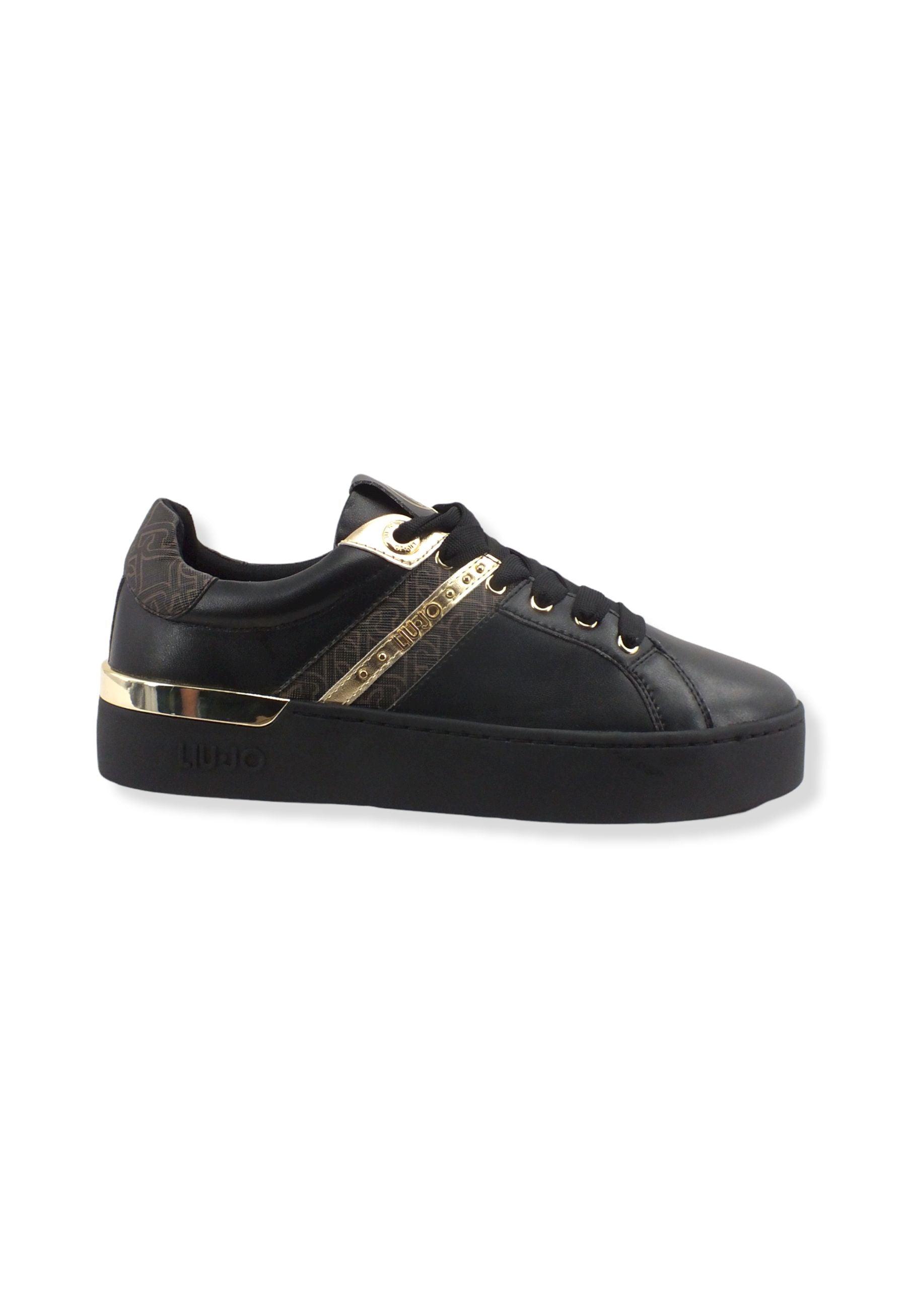 LIU JO Silvia 69 Sneaker Donna Black BF2039EX111 - Sandrini Calzature e Abbigliamento