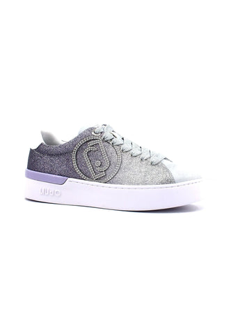 LIU JO Silvia 82 Sneaker Glitter Donna Lavender BA3015EX163 - Sandrini Calzature e Abbigliamento