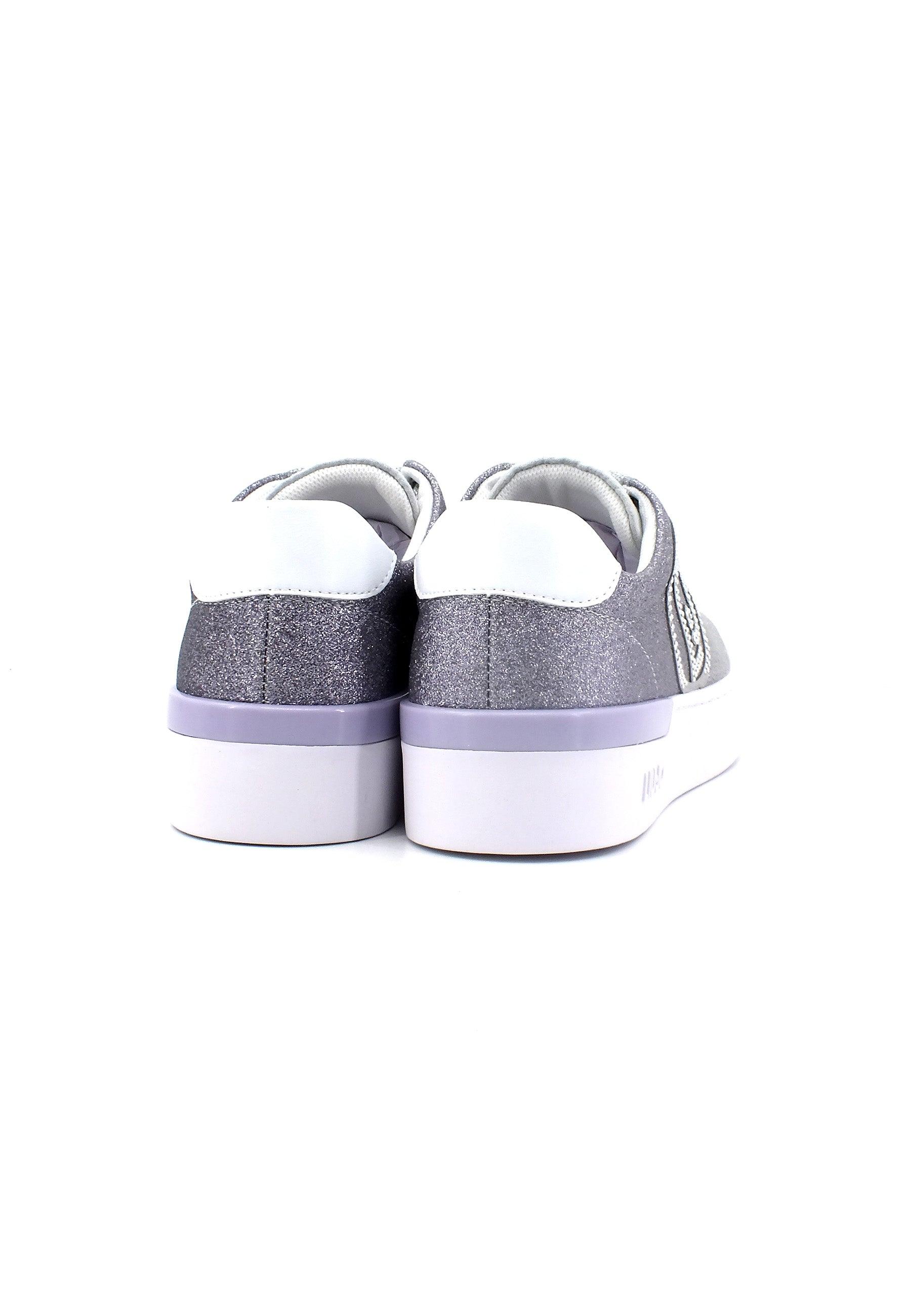 LIU JO Silvia 82 Sneaker Glitter Donna Lavender BA3015EX163 - Sandrini Calzature e Abbigliamento
