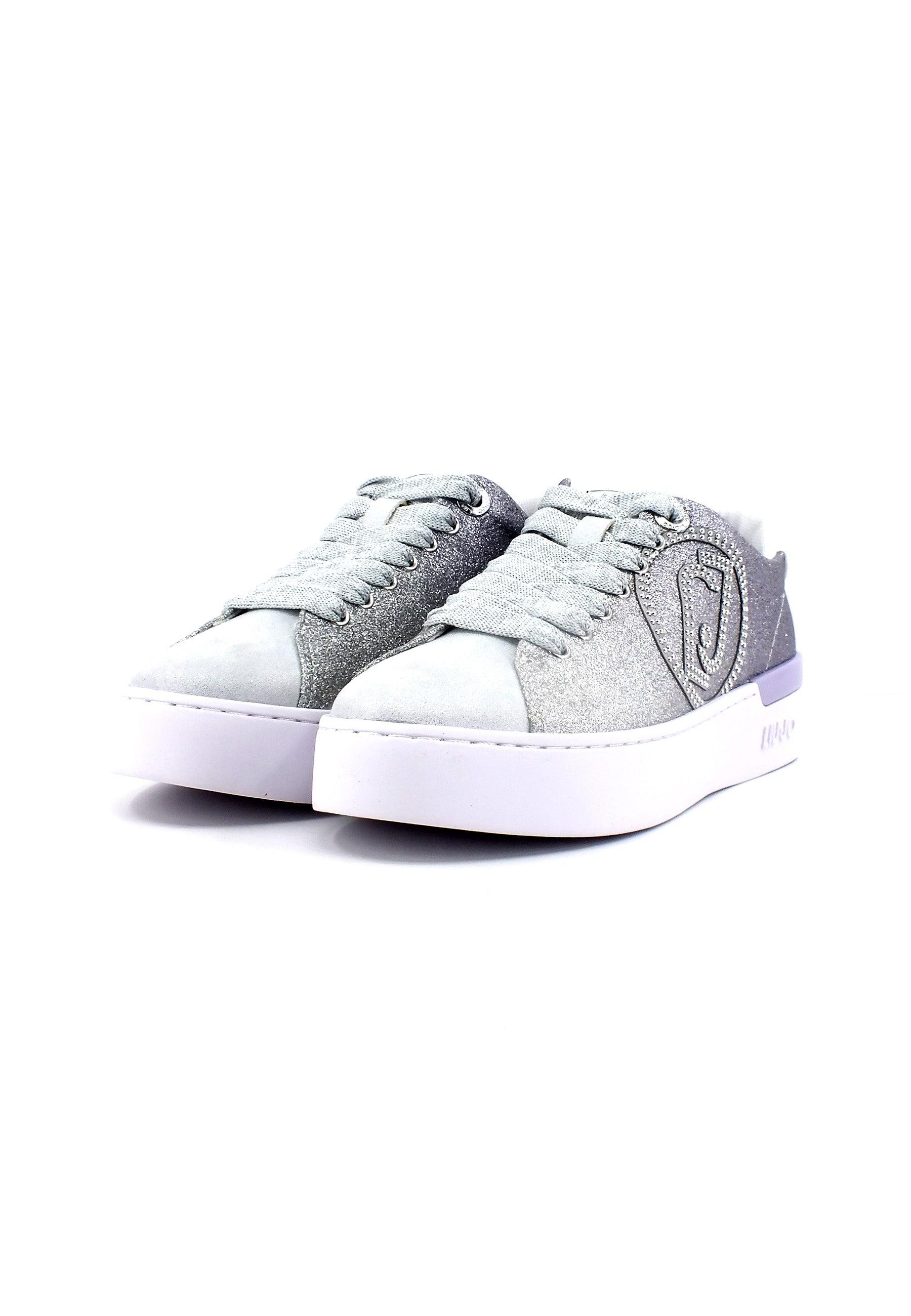 LIU JO Silvia 82 Sneaker Glitter Donna Lavender BA3015EX163 - Sandrini Calzature e Abbigliamento