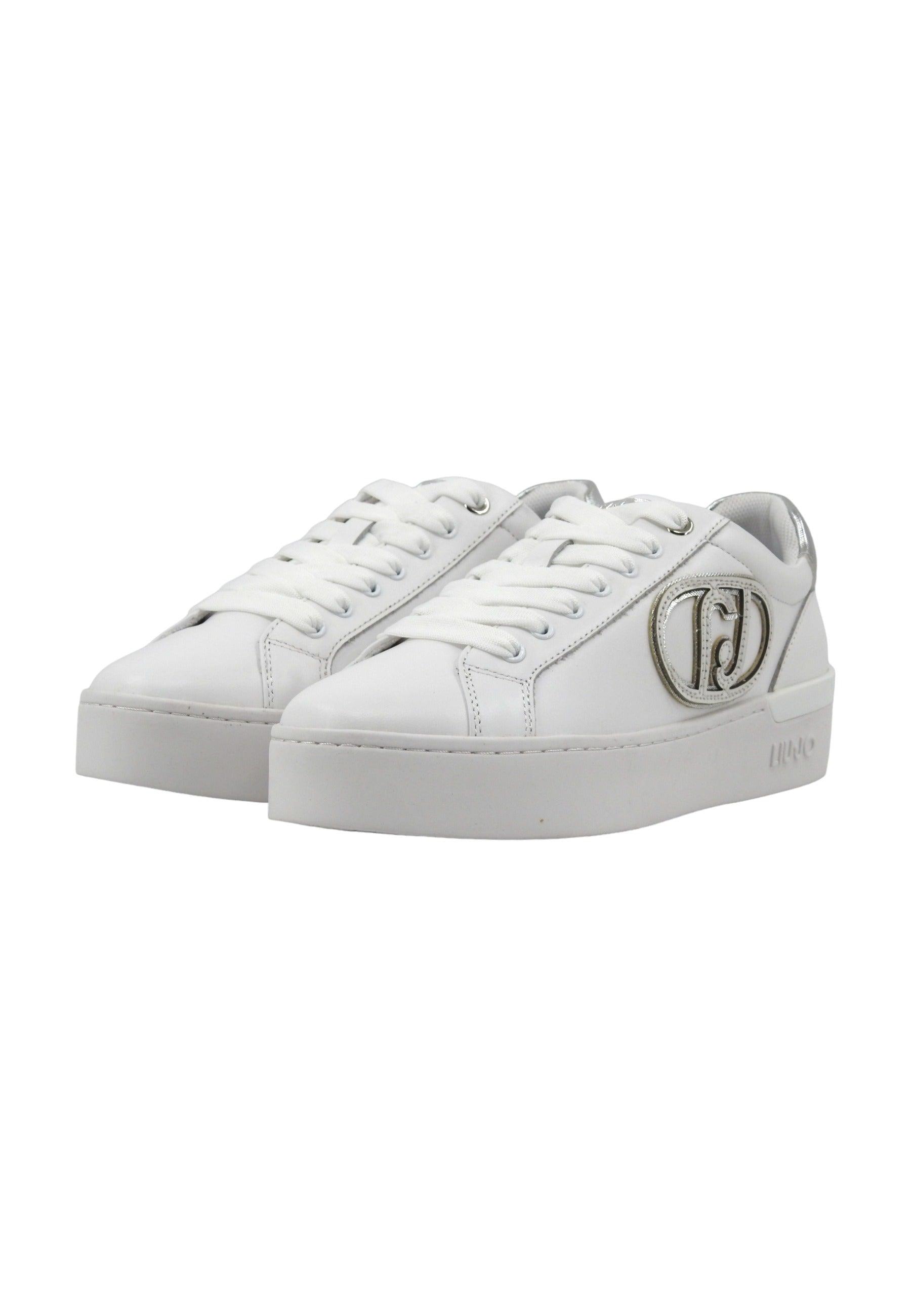 LIU JO Silvia 93 Sneaker Donna White BA4041PX026 - Sandrini Calzature e Abbigliamento