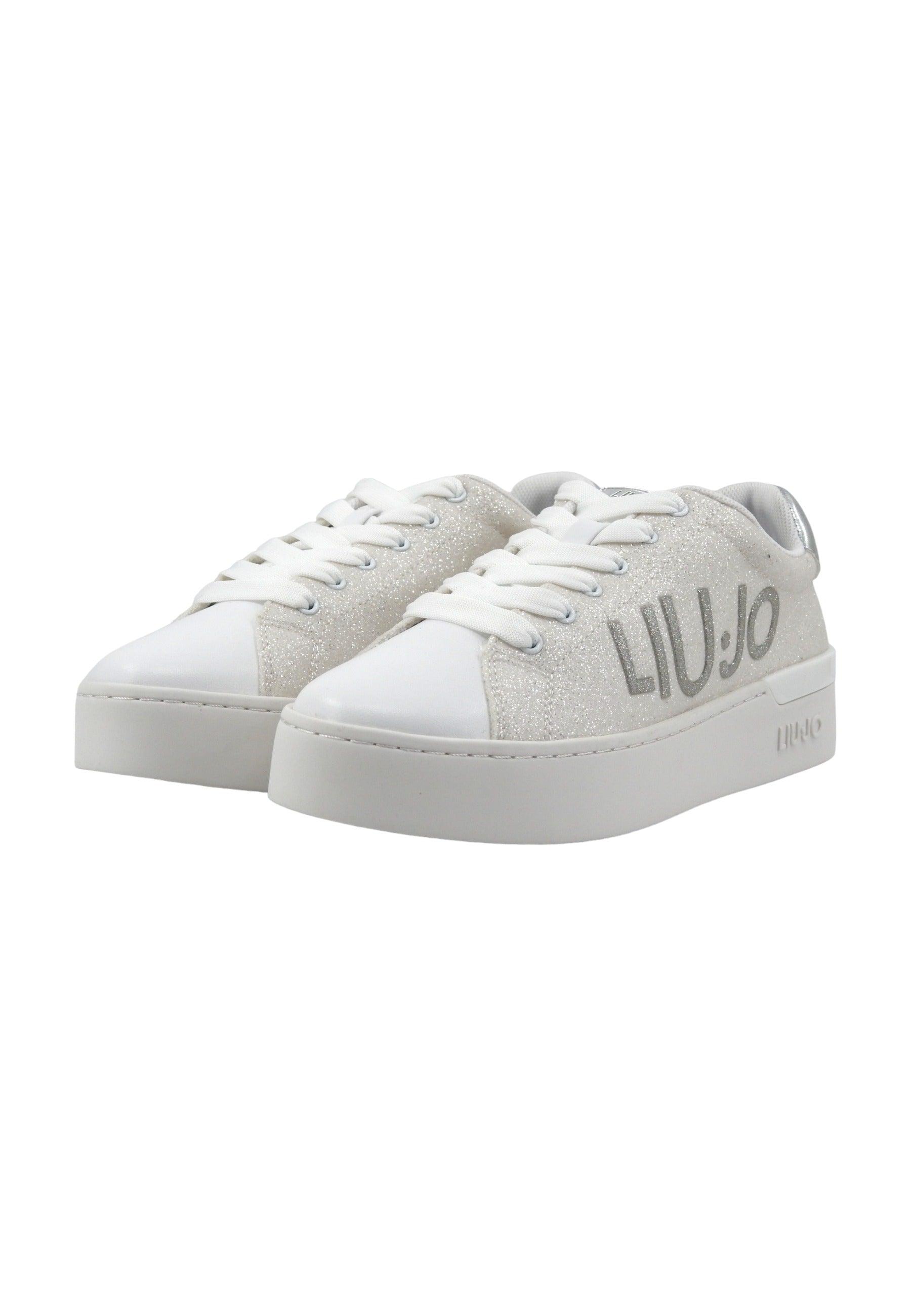 LIU JO Silvia 99 Sneaker Donna White BA4035TX069 - Sandrini Calzature e Abbigliamento