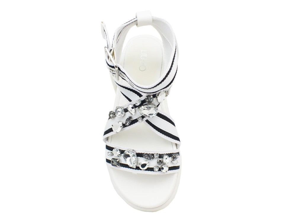 LIU JO Star 03 White Black B19043TX040 - Sandrini Calzature e Abbigliamento