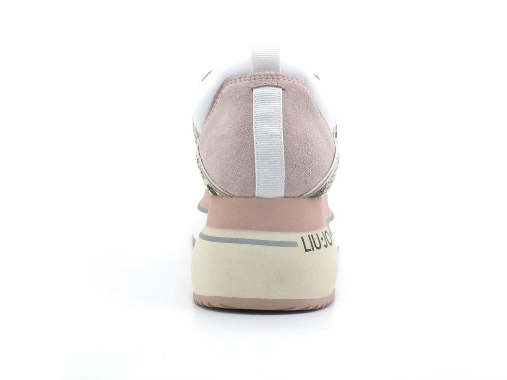 LIU JO Super Maxi Wonfer 6 Sneaker Suede Phard Papyr Pink BA2039PX003 - Sandrini Calzature e Abbigliamento