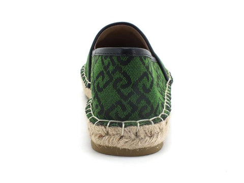 LIU JO Vera 05 Espadrillas Logo Jaquard Green SA2279TX021 - Sandrini Calzature e Abbigliamento