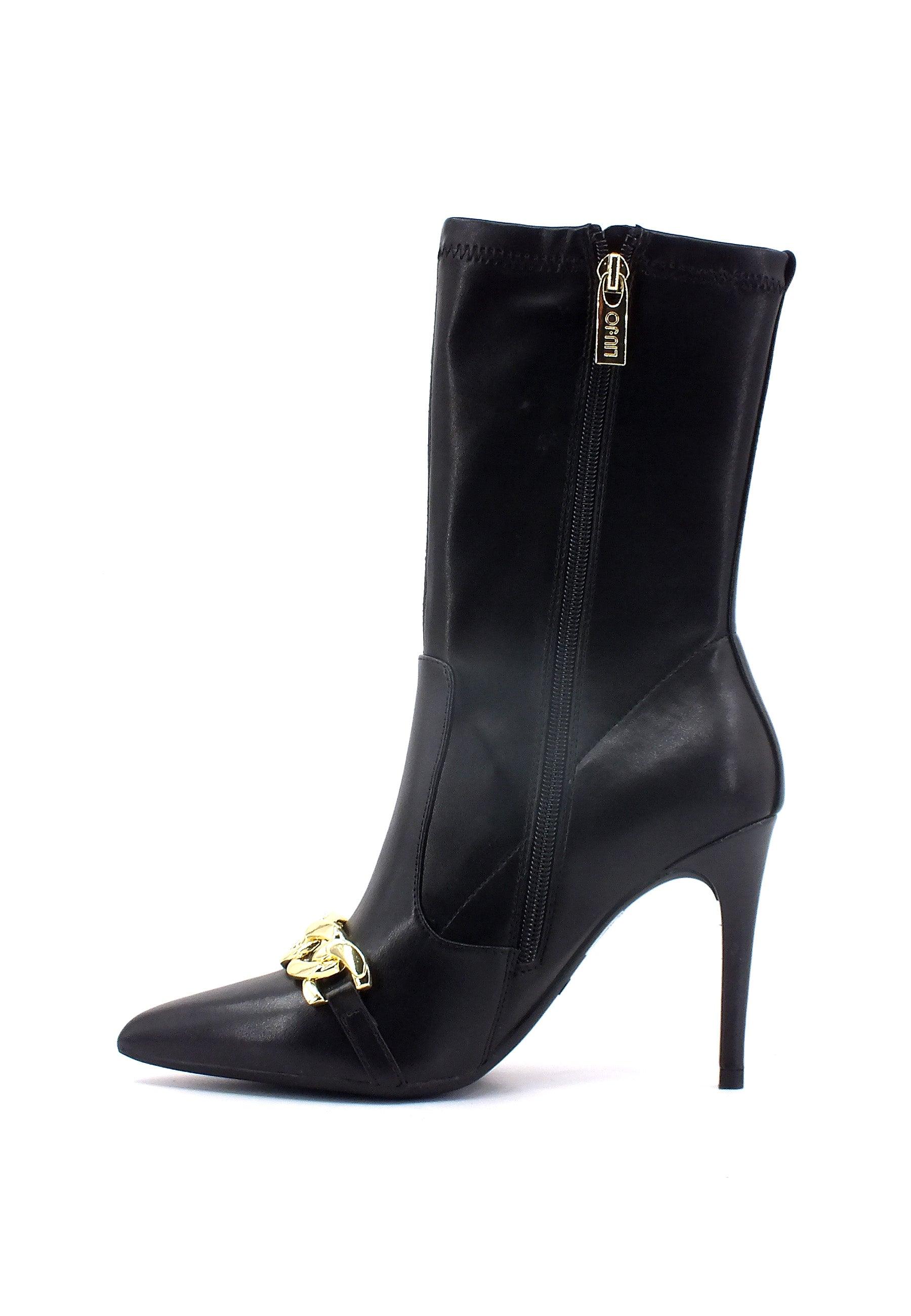 LIU JO Vickie 137 Stivaletto Tacco Donna Black SF3141EX215 - Sandrini Calzature e Abbigliamento