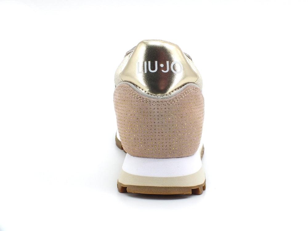 LIU JO Wonder 1 Sneaker Calf Leather Gold BA2027PX030 - Sandrini Calzature e Abbigliamento