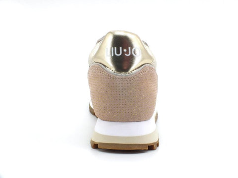 LIU JO Wonder 1 Sneaker Calf Leather Gold BA2027PX030 - Sandrini Calzature e Abbigliamento