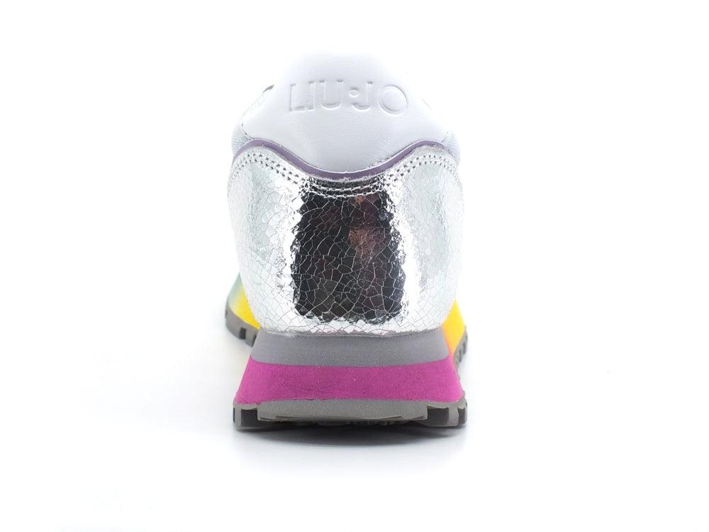 LIU JO Wonder 1 Sneaker Multicolor Silver White BA2027TX091 - Sandrini Calzature e Abbigliamento