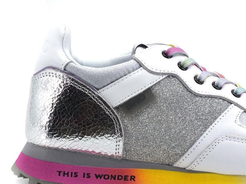 LIU JO Wonder 1 Sneaker Multicolor Silver White BA2027TX091 - Sandrini Calzature e Abbigliamento