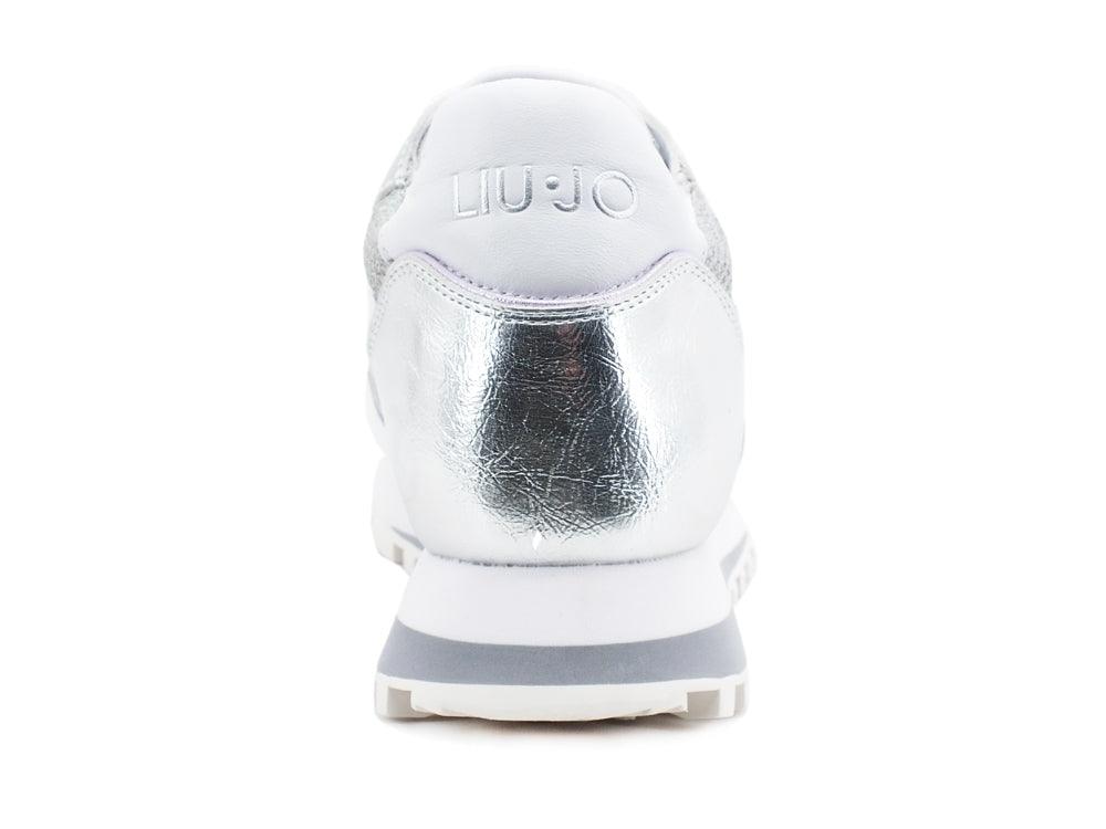 LIU JO Wonder 1 Sneaker Running Lux White Silver BA1049TX163 - Sandrini Calzature e Abbigliamento