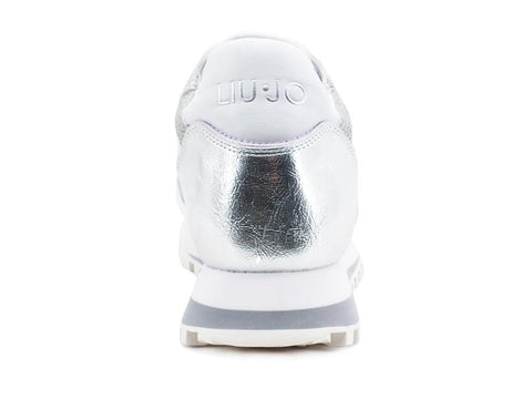 LIU JO Wonder 1 Sneaker Running Lux White Silver BA1049TX163 - Sandrini Calzature e Abbigliamento