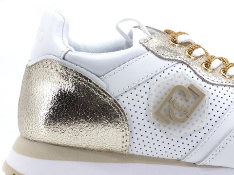 LIU JO Wonder 25 Sneaker White Gold BA2029P0102 - Sandrini Calzature e Abbigliamento