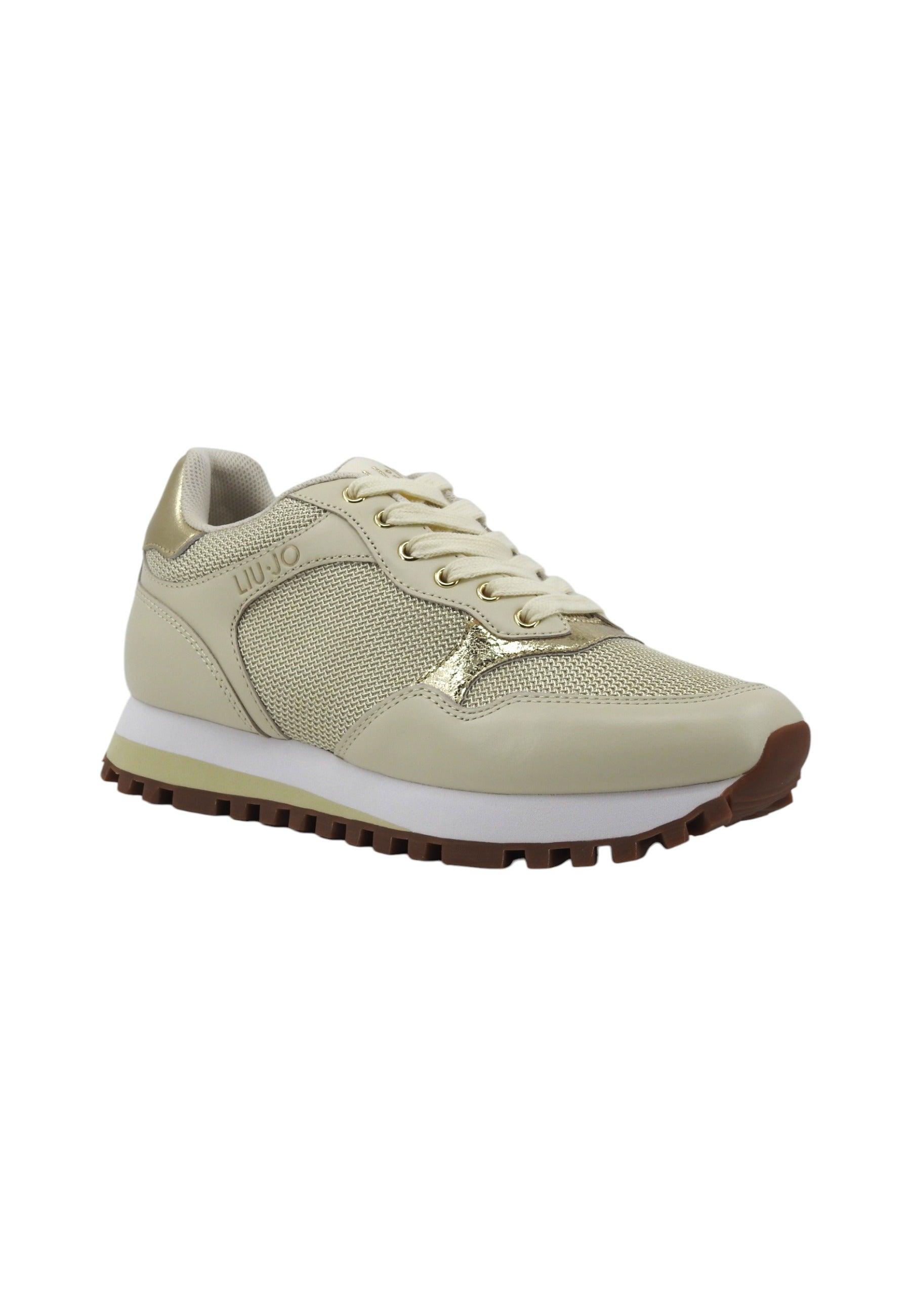 LIU JO Wonder 39 Sneaker Donna Ivory Beige BA4067PX030 - Sandrini Calzature e Abbigliamento