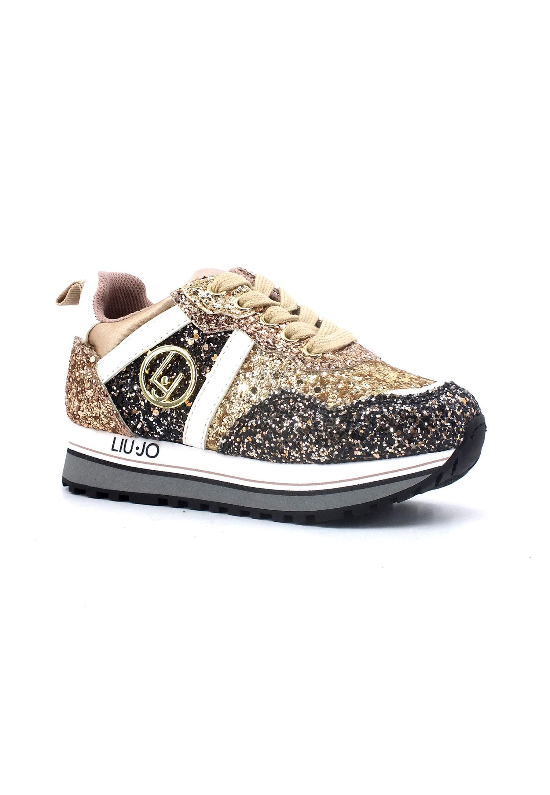 LIU JO Wonder 604 Sneaker Bimbo Gold 4F3301TX007 - Sandrini Calzature e Abbigliamento