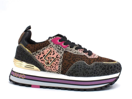 LIU JO Wonder Maxi 01 Sneaker Animalier Pink Sand BF0069PX072 - Sandrini Calzature e Abbigliamento