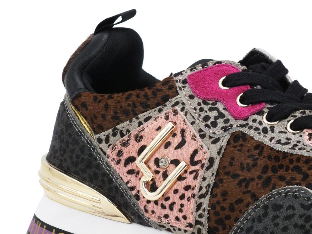 LIU JO Wonder Maxi 01 Sneaker Animalier Pink Sand BF0069PX072 - Sandrini Calzature e Abbigliamento