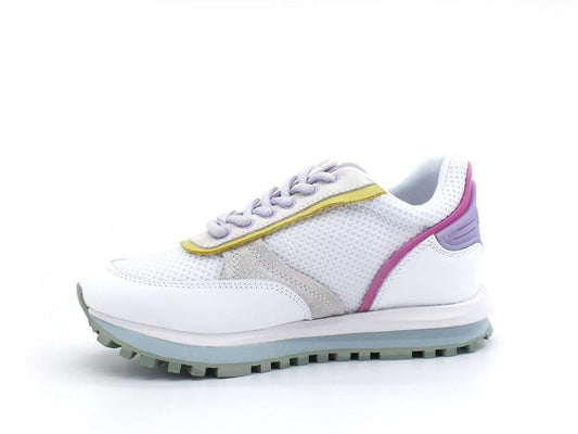 LIU JO Wonder Up 03 Sneaker Cow Mesh Logo White Multi BA2111PX027 - Sandrini Calzature e Abbigliamento