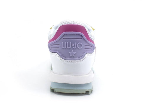 LIU JO Wonder Up 03 Sneaker Cow Mesh Logo White Multi BA2111PX027 - Sandrini Calzature e Abbigliamento