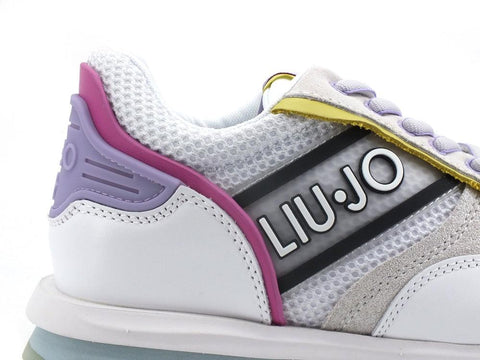 LIU JO Wonder Up 03 Sneaker Cow Mesh Logo White Multi BA2111PX027 - Sandrini Calzature e Abbigliamento
