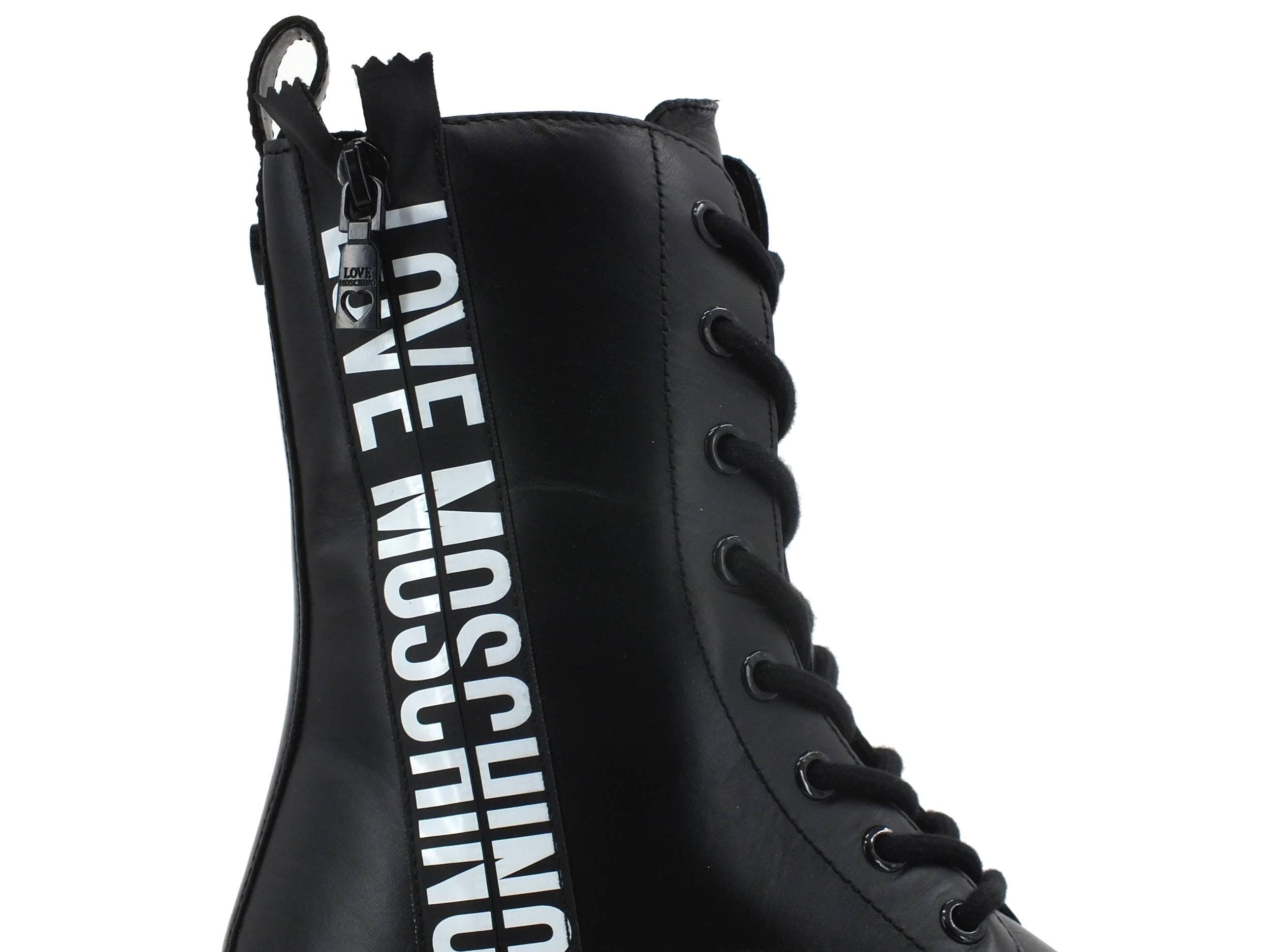 LOVE MOSCHINO Anfibio Stivaletto Logo - Sandrini Calzature e Abbigliamento