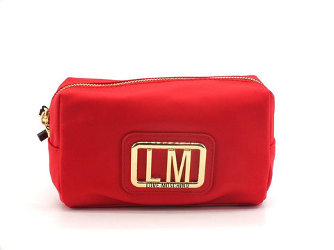 LOVE MOSCHINO Borsa Beauty Trousse Rosso JC5324PP0DKM0500 - Sandrini Calzature e Abbigliamento