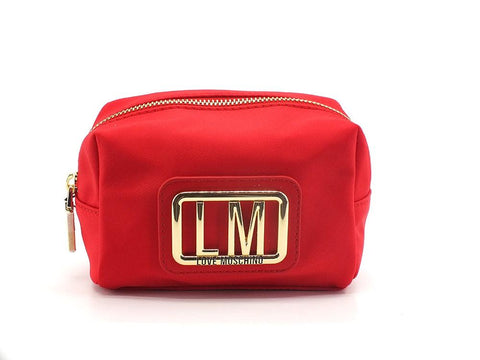 LOVE MOSCHINO Borsa Beauty Trousse Small Rosso JC5323PP0DKM0500 - Sandrini Calzature e Abbigliamento