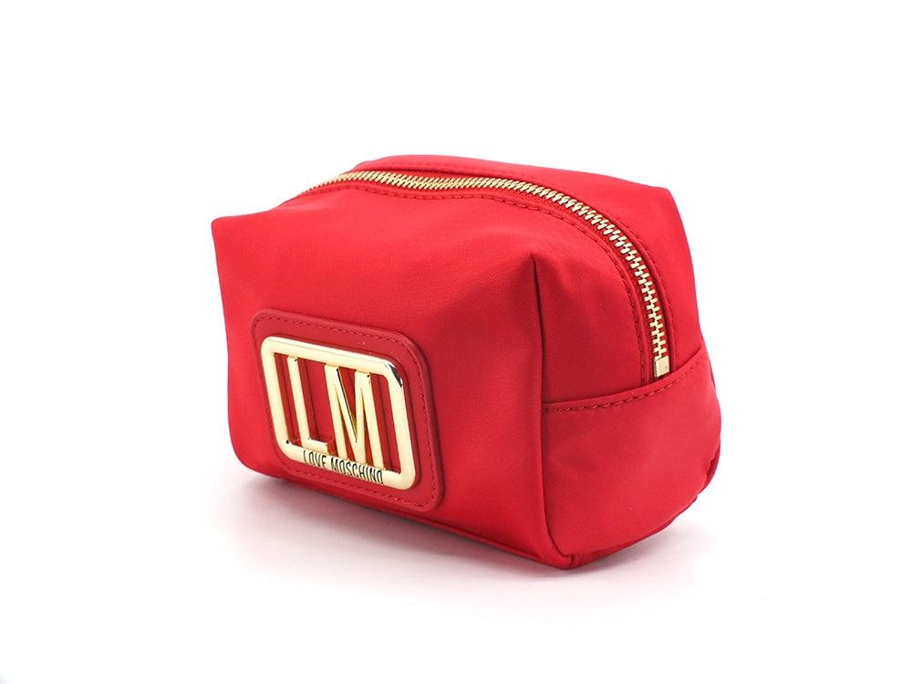 LOVE MOSCHINO Borsa Beauty Trousse Small Rosso JC5323PP0DKM0500 - Sandrini Calzature e Abbigliamento