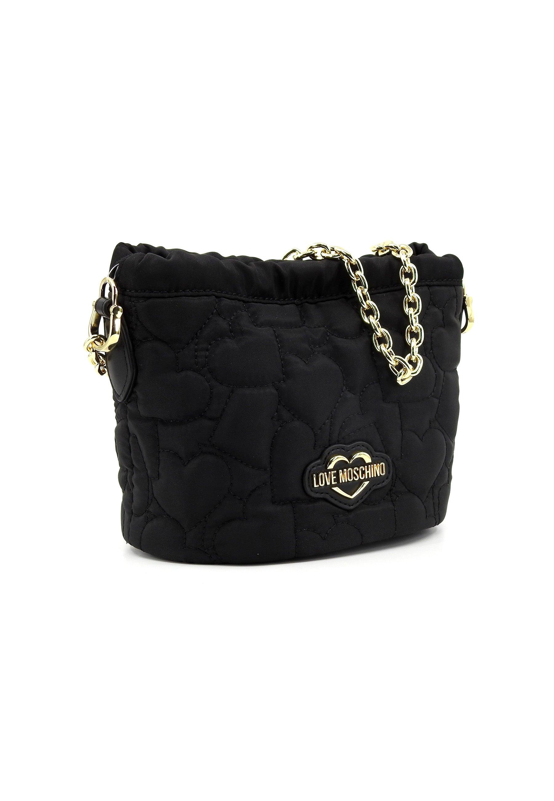LOVE MOSCHINO Borsa Bucket Donna Nero JC4033PP1ILE0000 - Sandrini Calzature e Abbigliamento