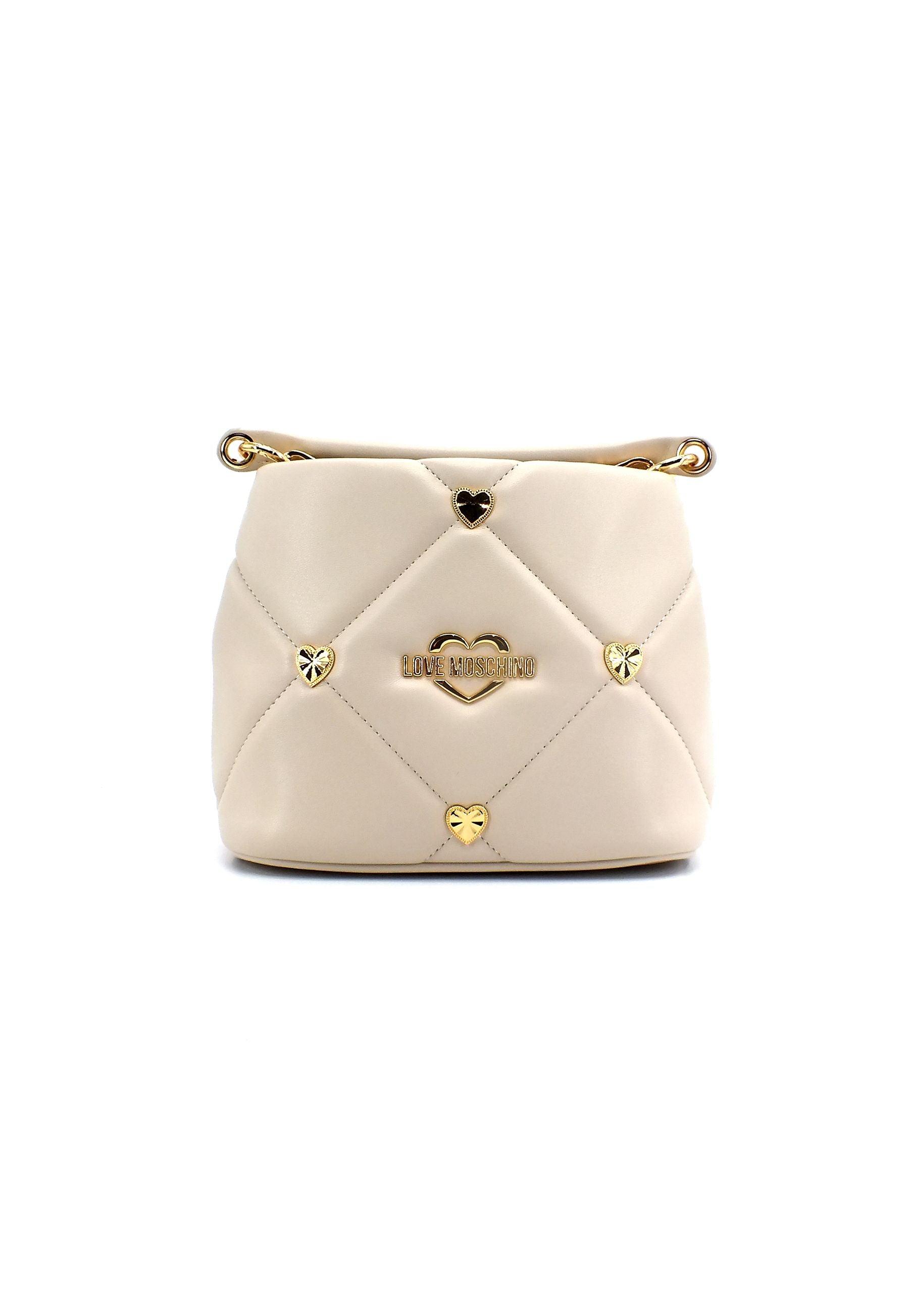 LOVE MOSCHINO Borsa Bucket Small Avorio JC4082PP1GLZ0110 - Sandrini Calzature e Abbigliamento
