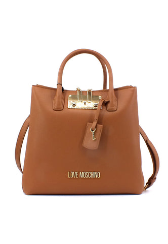LOVE MOSCHINO Borsa Cartella Clutch Cammello JC4094PP1GLU0201 - Sandrini Calzature e Abbigliamento