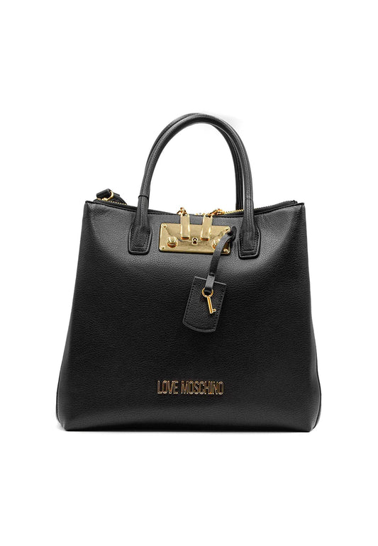 LOVE MOSCHINO Borsa Cartella Clutch Nero JC4094PP1GLU0000 - Sandrini Calzature e Abbigliamento