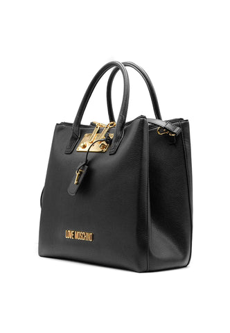 LOVE MOSCHINO Borsa Cartella Clutch Nero JC4094PP1GLU0000 - Sandrini Calzature e Abbigliamento