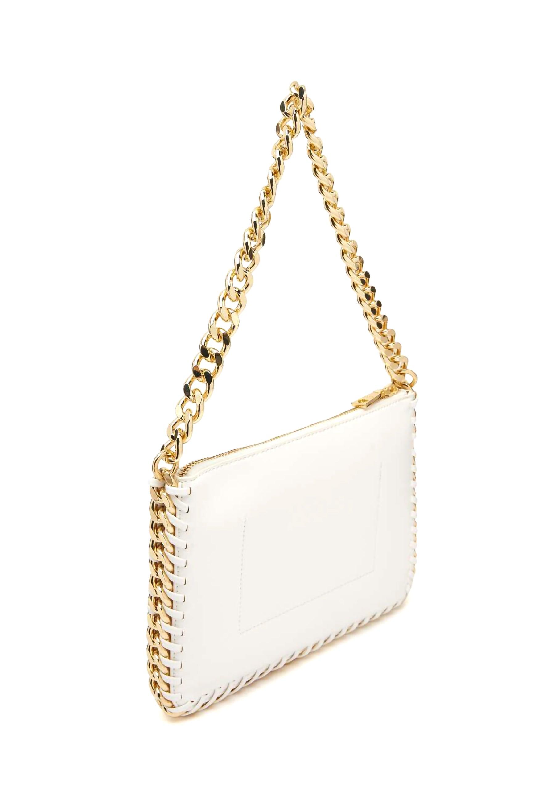 LOVE MOSCHINO Borsa Chain Bianco Oro JC4245PP0GKQ110B - Sandrini Calzature e Abbigliamento