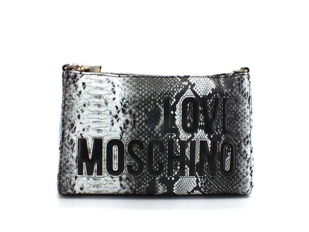 LOVE MOSCHINO Borsa Crossbody Print Animalier Python Roccia JC4365PP0EKI0954 - Sandrini Calzature e Abbigliamento