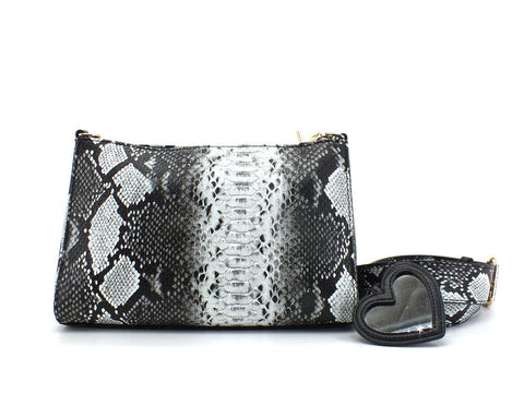 LOVE MOSCHINO Borsa Crossbody Print Animalier Python Roccia JC4365PP0EKI0954 - Sandrini Calzature e Abbigliamento